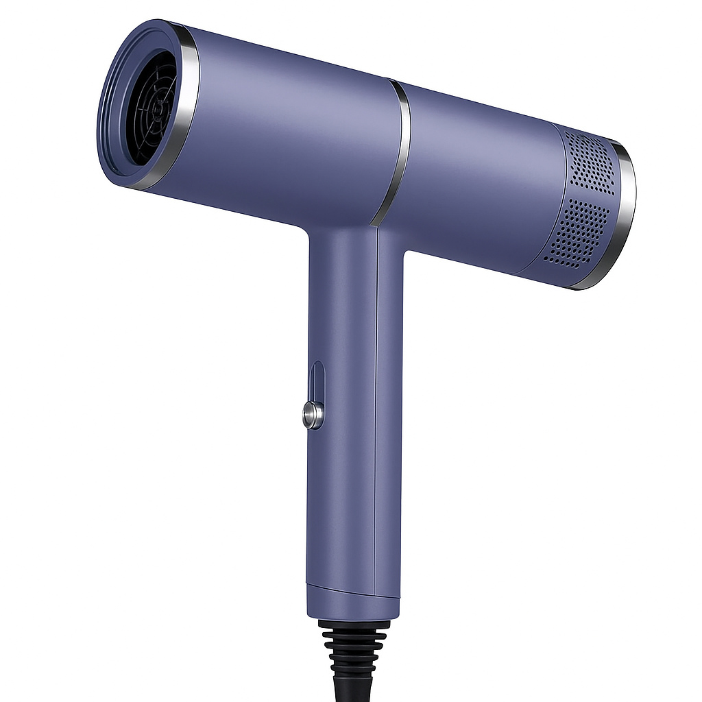 Фен T1 для волосся Hair Dryer, 1600 Вт, із захистом від перегріву, іонізацією повітря та насадкаП