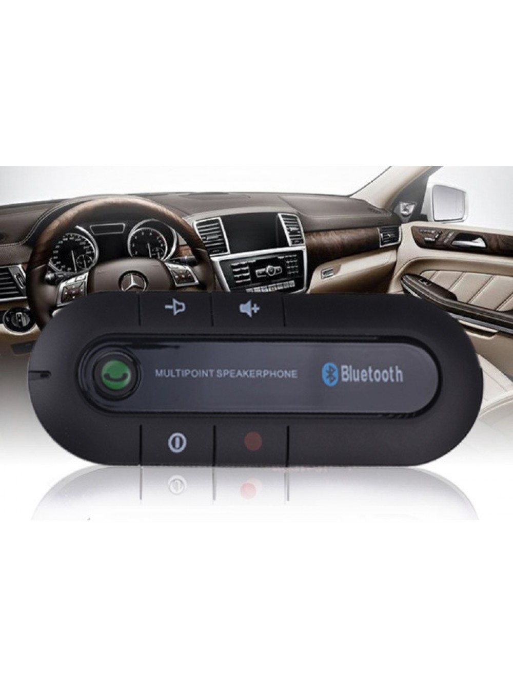 Гучний зв'язок Lesko Car Kit Bluetooth-спікерфон (Гарнітура Hands Free)П